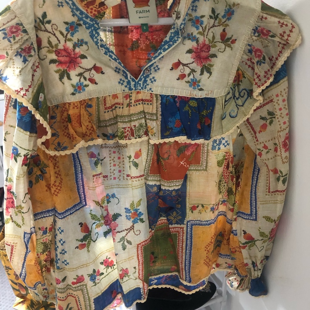 Floral Patchwork Blouse
